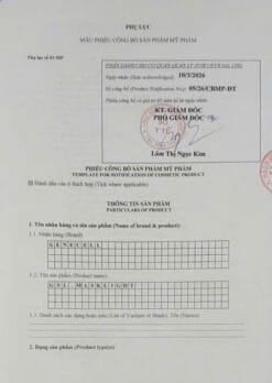 Phieu cong bo Genecell GSL.MaskLight 01